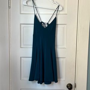 Deep blue silence and noise urban outfitters dress